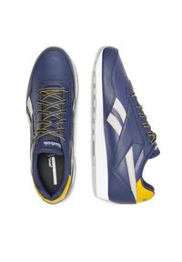 Reebok Sneakersy Rewind Run 100032926-M Granatowy. Kolor: niebieski. Materiał: skóra. Sport: bieganie