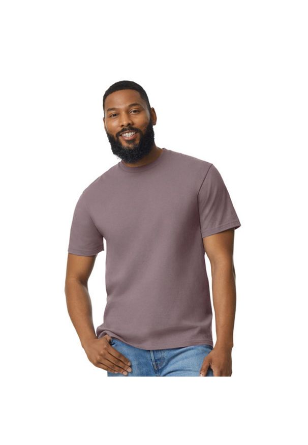 GILDAN - Koszulka Unisex Dla Dorosłych Softstyle Midweight. Kolor: fioletowy. Sport: turystyka piesza