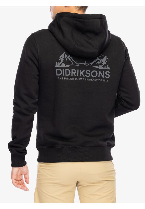Bluza z kapturem męska Didriksons Ven Hoodie Lands. Typ kołnierza: kaptur. Kolor: czarny