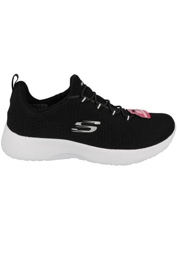 skechers - Buty do chodzenia damskie Skechers Dynamight. Zapięcie: sznurówki. Kolor: czarny. Materiał: materiał. Szerokość cholewki: normalna. Sport: turystyka piesza