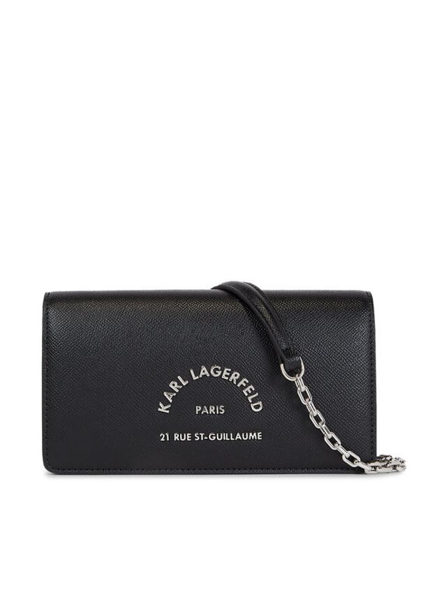 Karl Lagerfeld - KARL LAGERFELD Torebka 240W3247 Czarny. Kolor: czarny. Materiał: skórzane