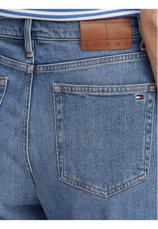 Tommy Jeans Jeansy DW0DW22994 Niebieski Mom Fit. Kolor: niebieski