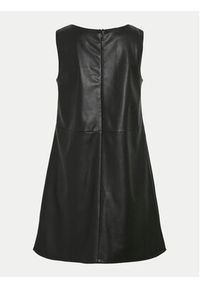 Vila Sukienka z imitacji skóry Dede 14099817 Czarny Slim Fit. Kolor: czarny. Materiał: skóra #5