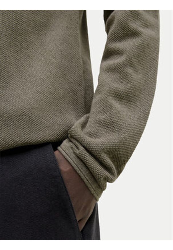 Jack & Jones Sweter Hill 12157321 Beżowy Regular Fit. Kolor: beżowy. Materiał: bawełna
