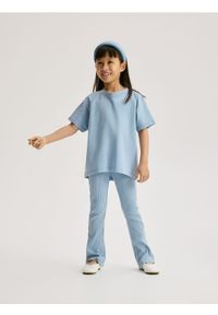 Reserved - Bawełniany komplet - niebieski. Kolor: niebieski. Materiał: bawełna #1