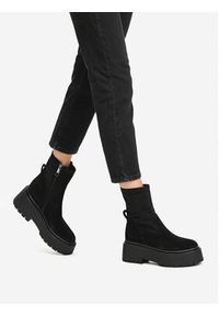 DeeZee Botki CEO-HY13123-48 Czarny. Kolor: czarny. Materiał: materiał #8