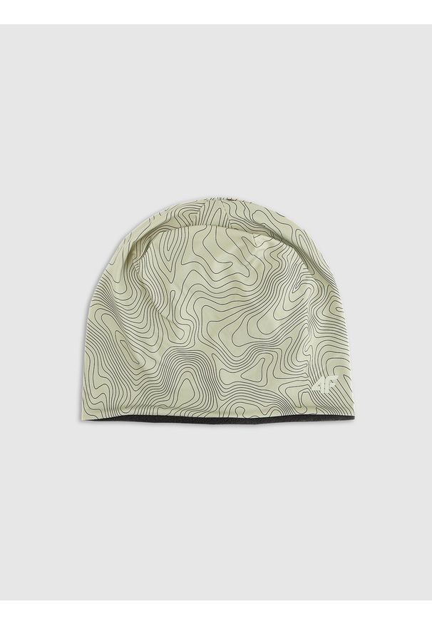 4f - 4F Czapka trekkingowa uniseks - zielona L/XL. Kolor: zielony. Materiał: syntetyk, elastan, materiał. Styl: klasyczny, sportowy