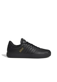 Adidas - Buty do chodzenia męskie adidas VL Court 3.0. Zapięcie: pasek. Kolor: czarny. Wzór: aplikacja. Sport: turystyka piesza #1