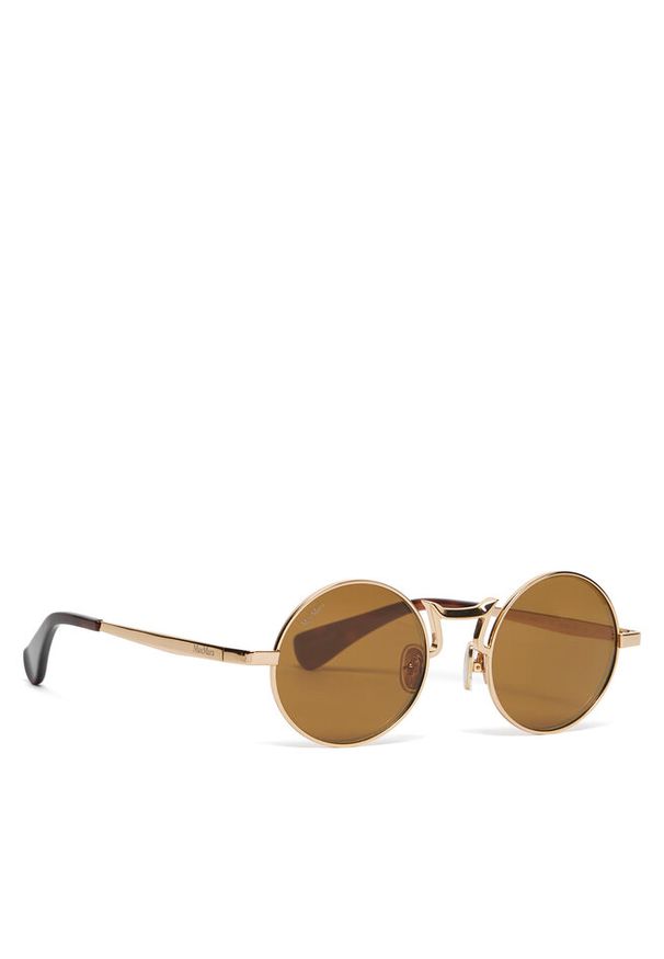 Okulary przeciwsłoneczne Max Mara. Kolor: brązowy