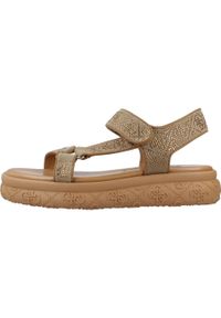 Guess - Sandały GUESS FLJLD2 FAL03 Brązowy. Kolor: brązowy. Materiał: syntetyk. Sport: turystyka piesza