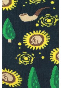 His Story - Skarpetki Bawełniane - Tematyczne - Asymetryczne, van Gogh. Kolor: wielokolorowy. Materiał: elastan, bawełna, poliamid #6