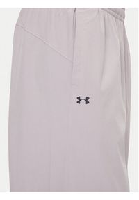 Under Armour Spodnie dresowe Rival 1386453 Szary Wide Leg. Kolor: szary. Materiał: syntetyk