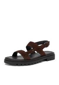Lasocki Sandały CEO-WI34-3310-18650 Brązowy ciemny. Kolor: brązowy. Materiał: skóra, zamsz #9