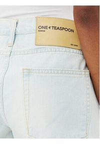 One Teaspoon Szorty jeansowe Bonitas 26867 Niebieski Regular Fit. Kolor: niebieski. Materiał: bawełna