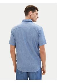 Tom Tailor Koszula 1042351 Niebieski Regular Fit. Kolor: niebieski. Materiał: bawełna #5