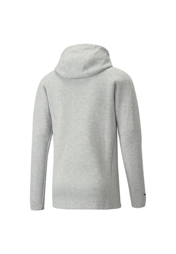 Bluza z kapturem Puma Teamfinal Casuals Hooded Jkt, Mężczyźni. Typ kołnierza: kaptur. Kolor: szary. Materiał: materiał, bawełna. Sport: piłka nożna