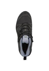 salomon - Buty trekkingowe damskie Salomon X Ultra 4 Mid Gtx W. Wysokość cholewki: za kostkę. Zapięcie: sznurówki. Kolor: szary. Materiał: materiał. Szerokość cholewki: normalna