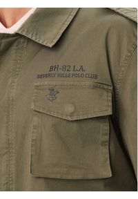 Beverly Hills Polo Club Kurtka przejściowa P-SS26M-JK0197-0342 Zielony Regular Fit. Typ kołnierza: polo. Kolor: zielony. Materiał: bawełna #4