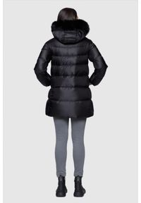 Hetrego - HETREGO Czarna damska długa kurtka puchowa Hanna z lisem, Rozmiar 40 EU - 44 IT. Kolor: czarny. Materiał: puch. Długość: długie #3