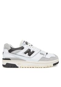 New Balance Sneakersy BB550GWB M Biały. Kolor: biały. Materiał: skóra