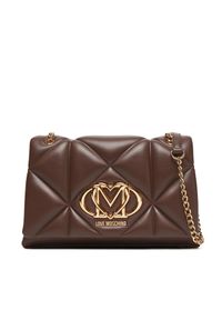 Love Moschino - Torebka LOVE MOSCHINO. Kolor: brązowy