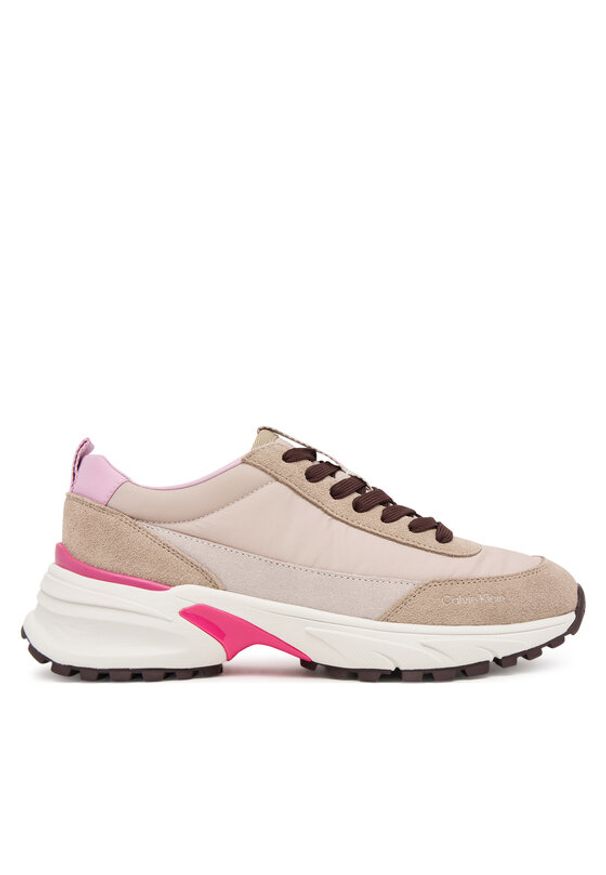 Calvin Klein Sneakersy Hike Runner Mg Nylon Mix YW0YW02075 Szary. Kolor: szary. Materiał: skóra, zamsz