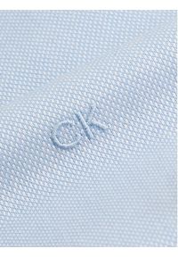 Calvin Klein Koszula Structure K10K112083 Błękitny Slim Fit. Kolor: niebieski. Materiał: bawełna #6