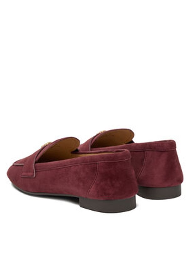 Coach Loafersy CCC82 Bordowy. Kolor: czerwony. Materiał: zamsz, skóra