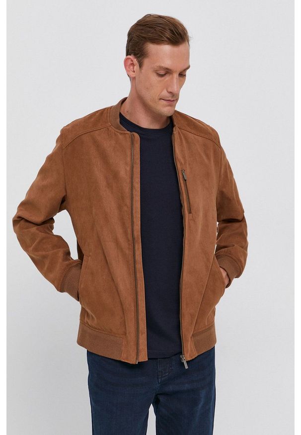 medicine - Medicine - Kurtka bomber Basic. Okazja: na co dzień. Kolor: brązowy. Styl: casual