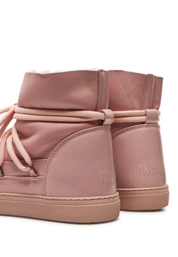 Inuikii Śniegowce Gloss 75202-007 Różowy. Kolor: różowy. Materiał: skóra