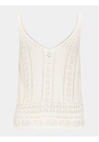 only - ONLY Top Lyzet 15277573 Écru Regular Fit. Materiał: syntetyk, bawełna #4