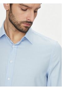 Michael Kors Koszula MK0DS01501 Błękitny Slim Fit. Kolor: niebieski. Materiał: bawełna #5