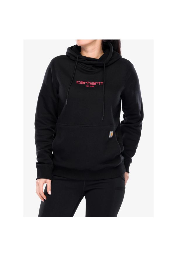 Bluza z kapturem damska Carhartt Force Lightweight Sweatshirt. Typ kołnierza: kaptur. Kolor: czarny