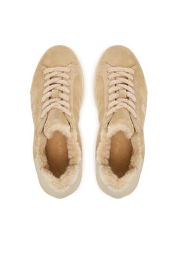 Bogner Sneakersy Hollywood 32 22540023 Beżowy. Kolor: beżowy. Materiał: zamsz, skóra