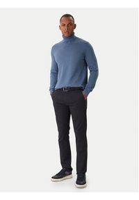 BOSS Sweter Akiro S 50527573 Niebieski Regular Fit. Kolor: niebieski. Materiał: bawełna #3