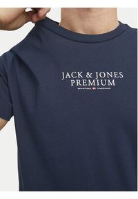 Jack & Jones T-Shirt Archie 12217167 Granatowy Regular Fit. Kolor: niebieski. Materiał: bawełna #5