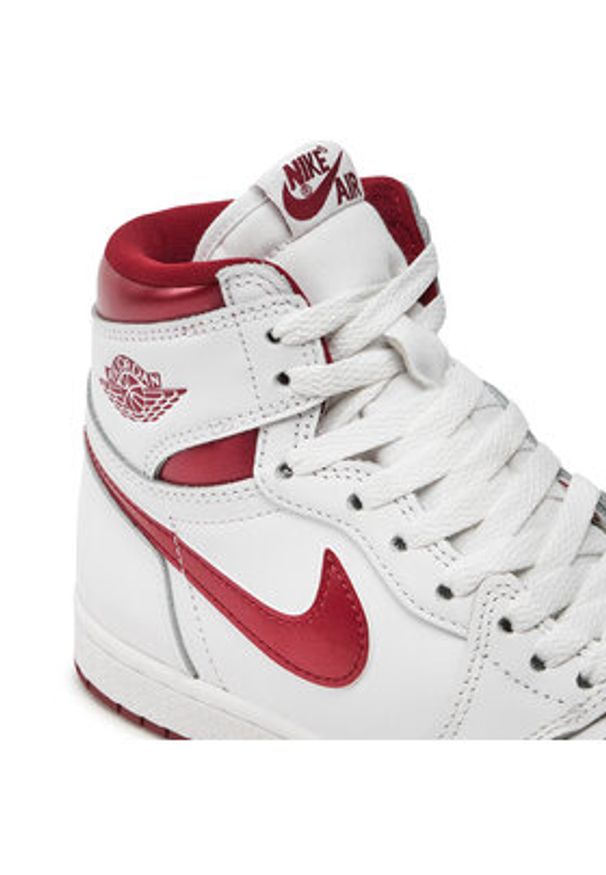 Nike Sneakersy Air Jordan 1 Hi 85 BQ4422 161 Biały. Kolor: biały. Materiał: skóra. Model: Nike Air Jordan