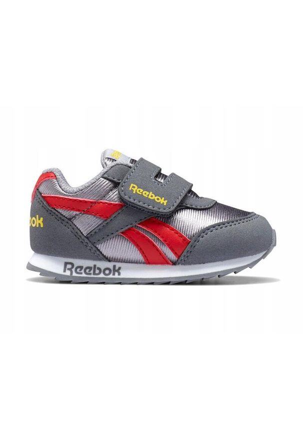 Reebok - Buty na co dzień dziecięce REEBOK CL JOGGER na rzepy. Okazja: na co dzień. Zapięcie: rzepy. Kolor: szary