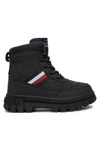 TOMMY HILFIGER - Trapery Tommy Hilfiger. Kolor: czarny