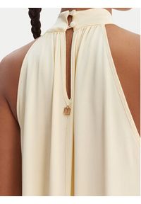 Fracomina Sukienka letnia FR26SD3016W41301 Brązowy Relaxed Fit. Kolor: brązowy. Materiał: wiskoza. Sezon: lato #6