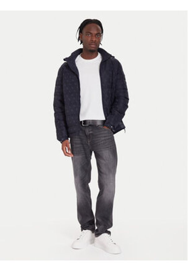 Guess Kurtka zimowa M5BL0B W2322 Granatowy Relaxed Fit. Kolor: niebieski. Materiał: syntetyk. Sezon: zima