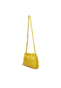 Calvin Klein Jeans Torebka Drawstring Crossbody26 LV04K3060G Żółty. Kolor: żółty. Materiał: skórzane #3