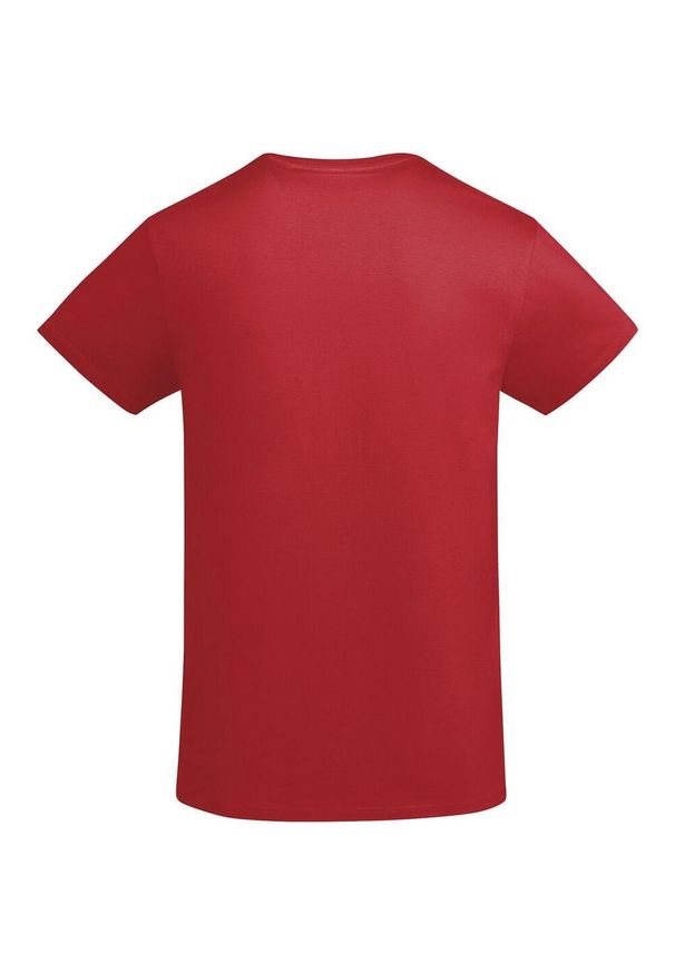 ROLY - Męska Koszulka Breda Plain T-shirt. Kolor: czerwony