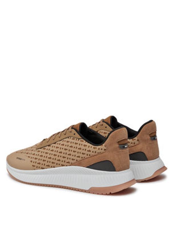 BOSS - Boss Sneakersy Evo Runn 50513016 10259043 01 Beżowy. Kolor: beżowy. Materiał: materiał