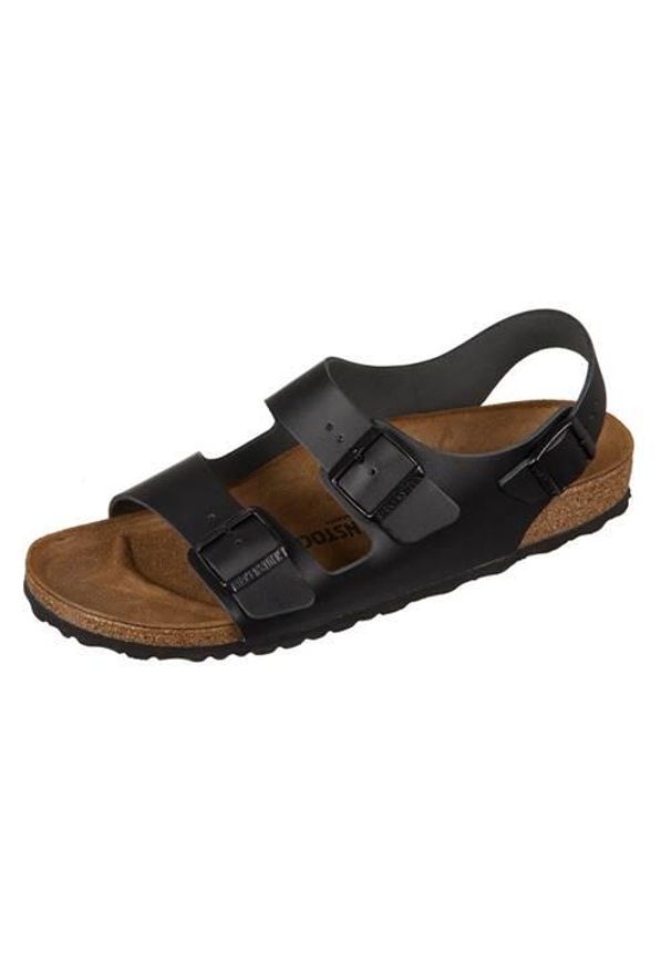 Buty do chodzenia męskie Birkenstock Milano. Zapięcie: klamry. Kolor: wielokolorowy. Materiał: skóra. Szerokość cholewki: normalna. Sport: turystyka piesza