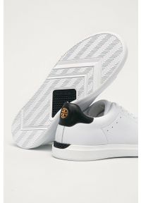 Tory Burch - Buty skórzane. Nosek buta: okrągły. Zapięcie: sznurówki. Kolor: biały. Materiał: skóra