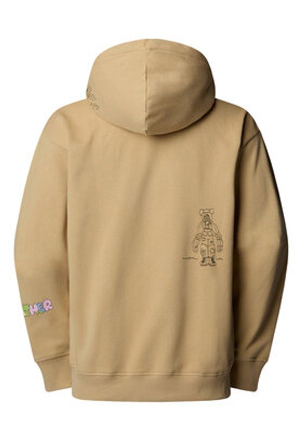 The North Face Bluza Unisex Mountain Cleanup NF0A8C2V Beżowy Oversize. Kolor: beżowy. Materiał: bawełna