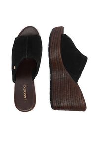 Lasocki Klapki CEO-WI23-LEMONE-04 Czarny. Kolor: czarny. Materiał: skóra, zamsz #5