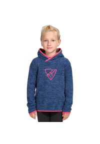 Bluza dziewczęca Kilpi Flond. Kolor: niebieski. Materiał: polar. Sport: turystyka piesza #1