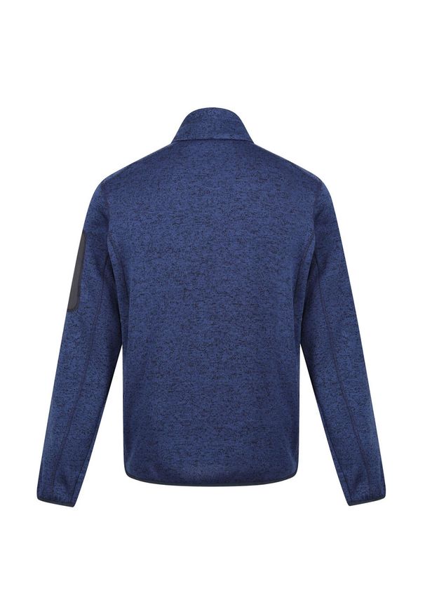 Regatta - Kurtka Polarowa Męska Newhill Pełen Suwak. Kolor: niebieski. Materiał: polar. Sezon: zima. Styl: sportowy. Sport: turystyka piesza